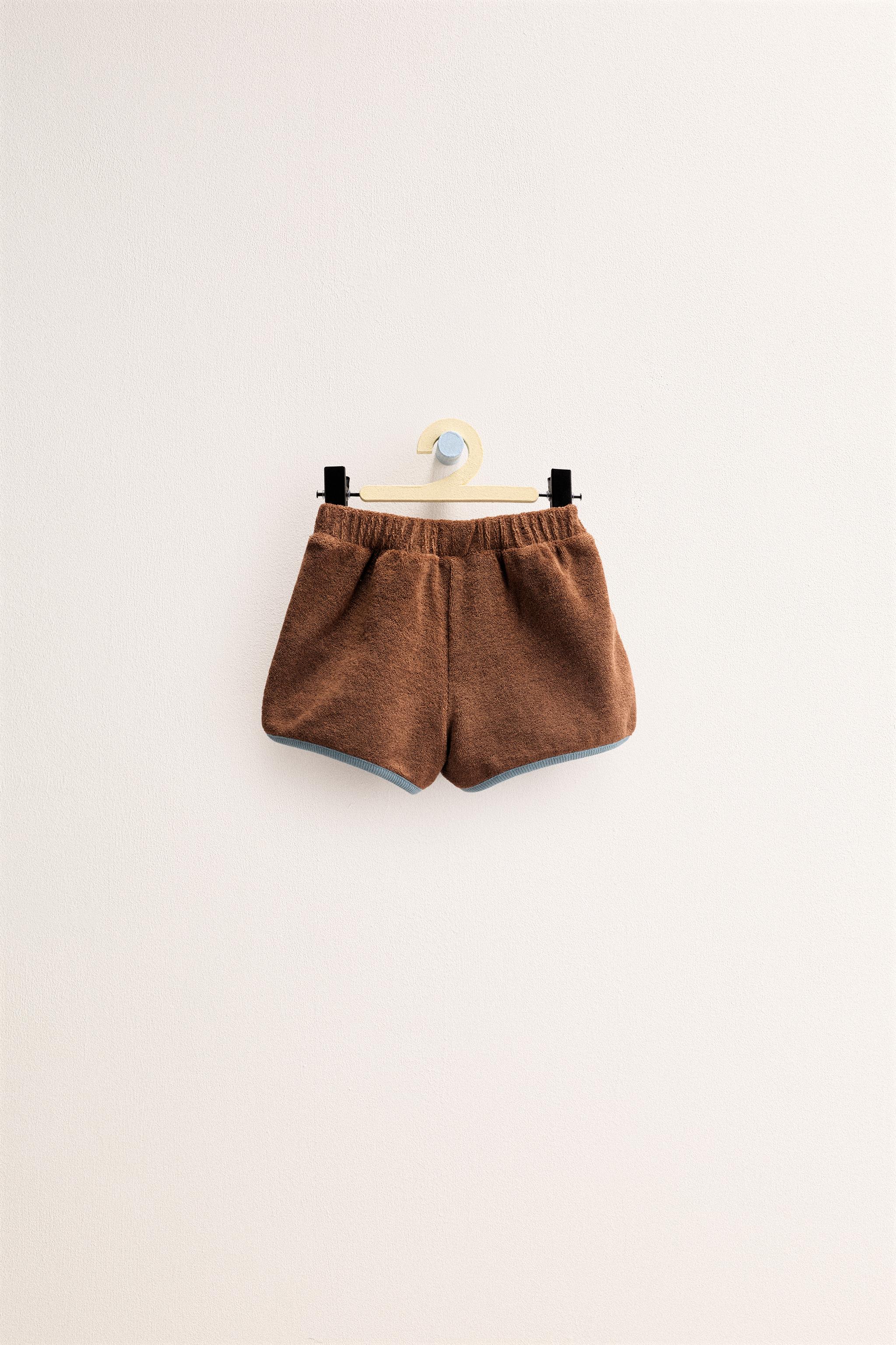 ZARA TIMELESS - SHORT EFFET ÉPONGE